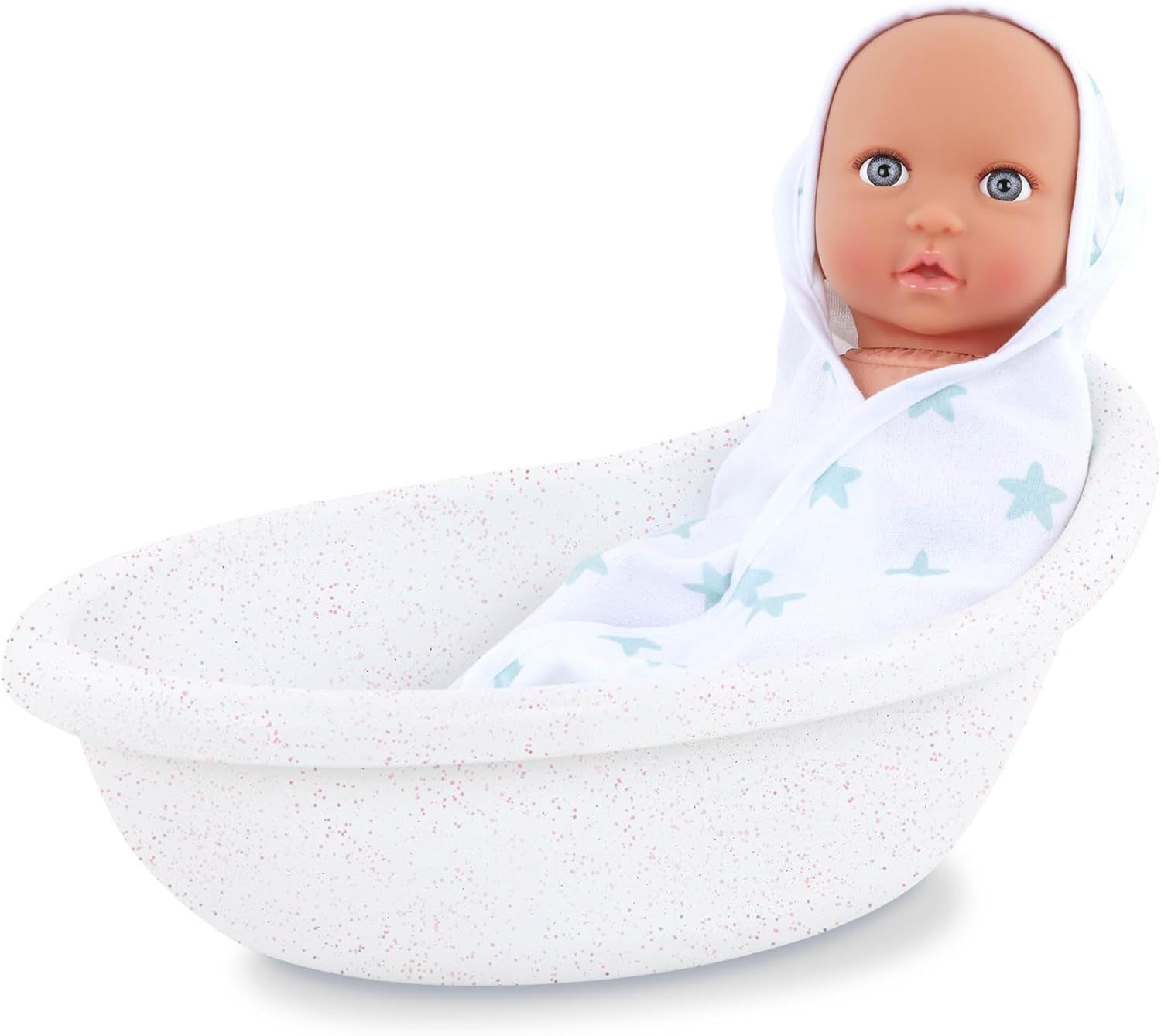 LullaBy – Dukkebadekar – Badekarsæt – Badelegetøj – Dukketilbehør – Realistisk vandleg – Børn 2+