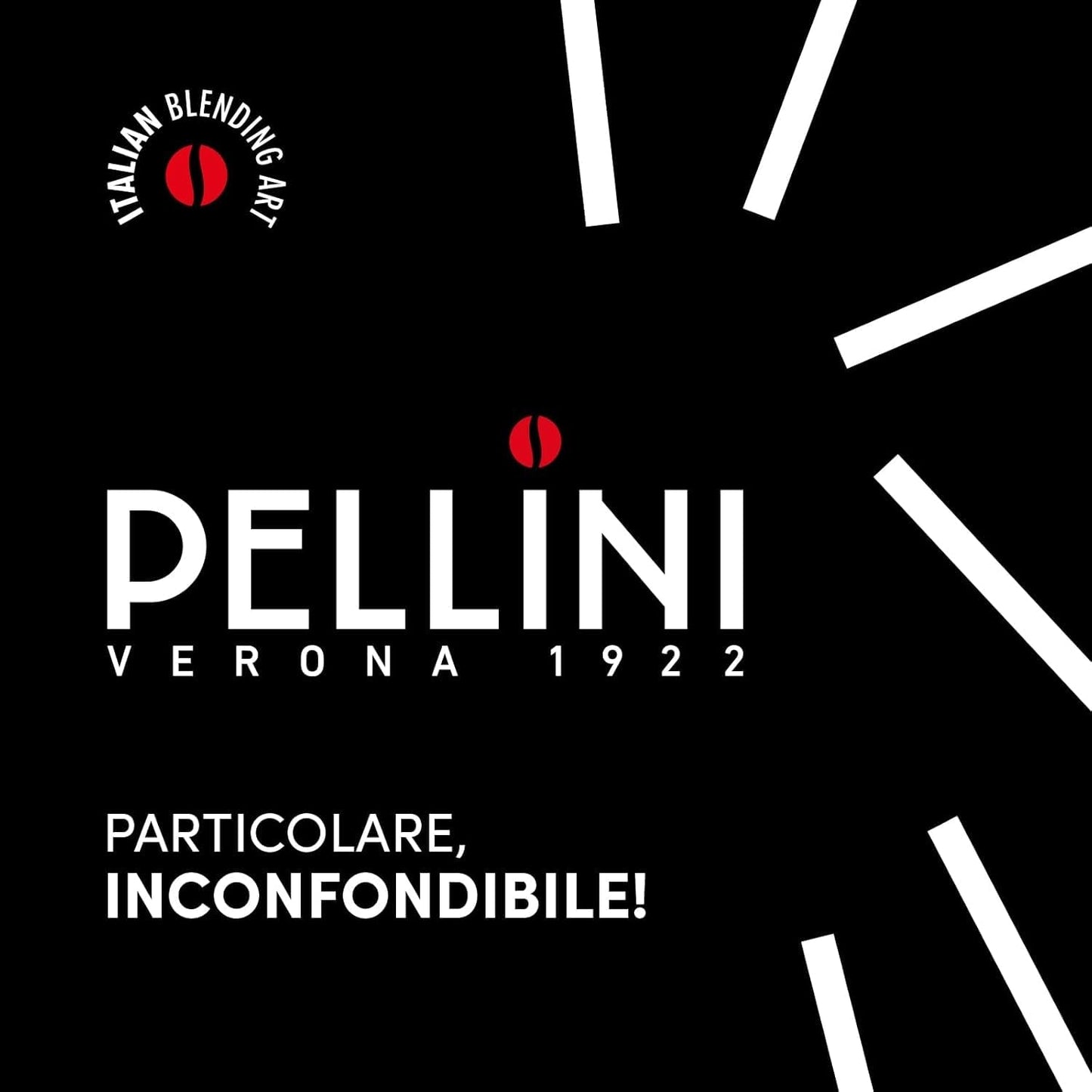 Pellini N.82 Vivace, Kaffeebohnen for Espresso 1 kg, Arabica- og Robusta-Mischung mit Kräftigem og Ausgefungem Gesmack, Mittlere Röstung