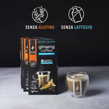 - 5 pakker med 10 Zuckerfreier Ginseng-kapsler, 50 kapsler 100 % kompatible med Nespresso-System von Ginseng-drik, glutenfri og Lactosefrei