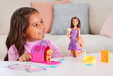 Adoption Barbie Puppy - Dukke og 2 hvalpe, med adoptionscertifikater, farveændringseffekt, bur og tilbehør, til børn fra 3 år og derover, HKD 86