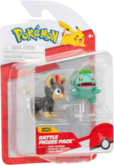 Pokémon PKW3583 - Battle Figure Pack - Leufeo & Bisasam, Officielle detaljerede figurer, 5 cm hver Action figurer Naty Shop
