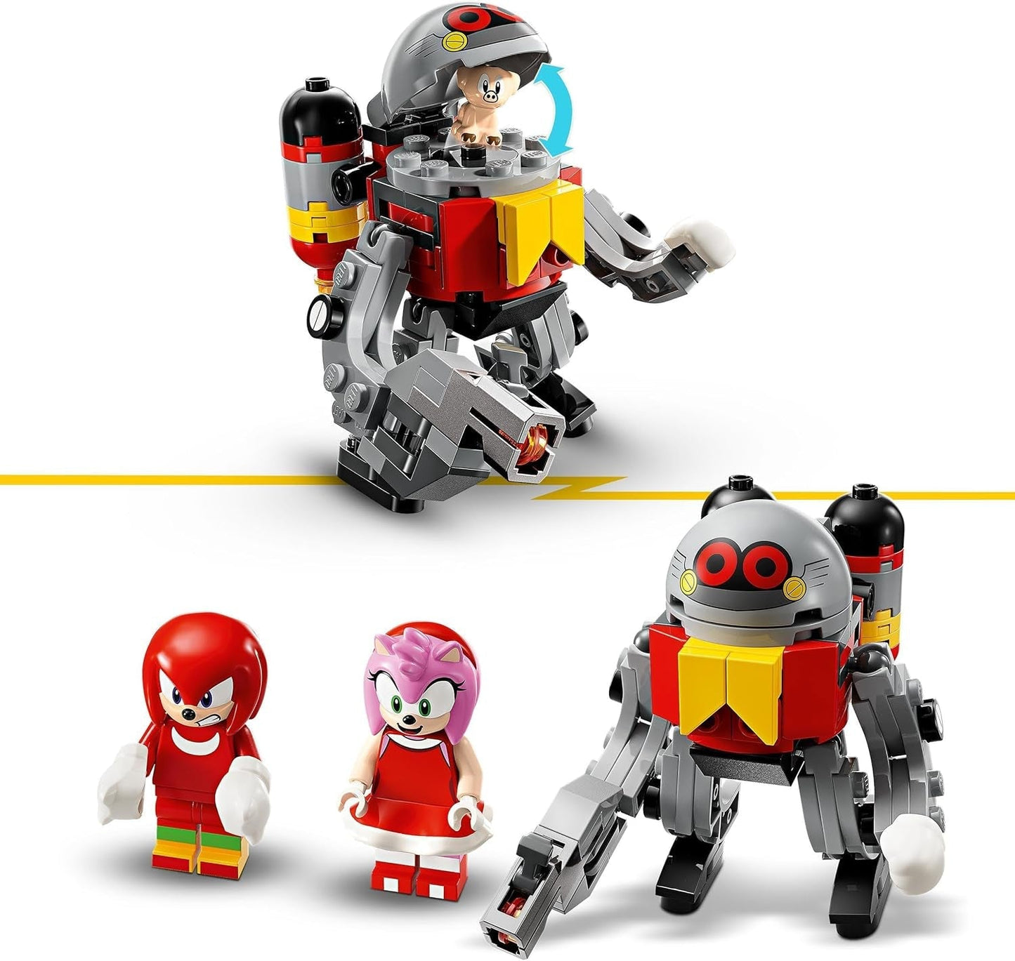 LEGO Sonic the Hedgehog Knuckles And The Shrine Of Master Emerald Samlet legetøj Gamer Gave Adventure Byggesæt til drenge og piger 8 år 76998 Byggesæt Besuche den LEGO-Store