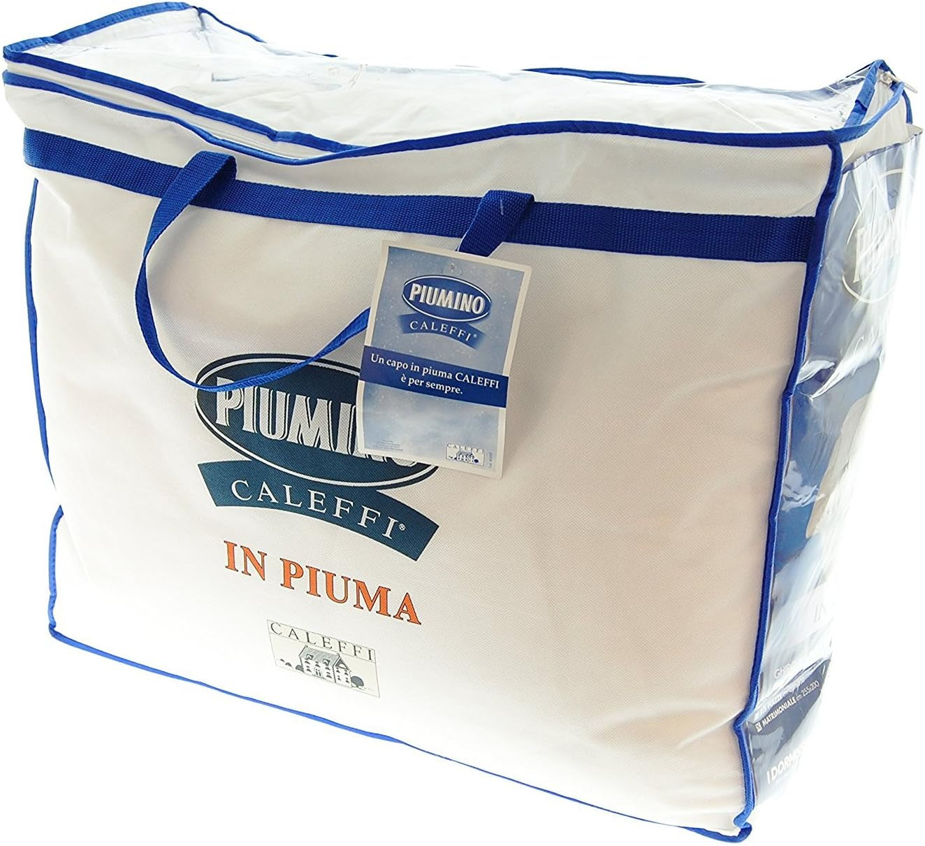 Caleffi Pium fjerdunjakke, bomuld, enkeltseng, fransk seng Dyner og dyner Naty Shop Unique Piața E Mezza
