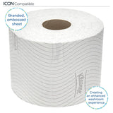 Kleenex standardrulle 8441 toiletpapir - 2-lags toiletpapir - 6 pakker med 6 ruller x 600 ark hver, hvid (36 ruller/21.600 ark i alt)