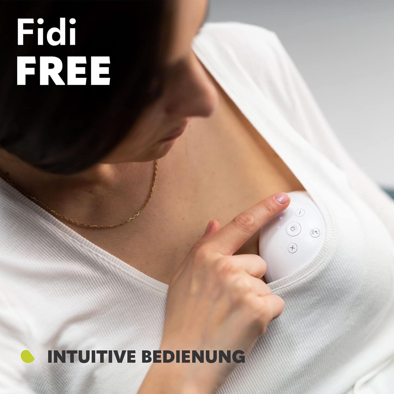 Elektrisk brystpumpe LIONELO Fidi Free 2, massagetilstand, 5 intensitetsniveauer Tilbehør Mad og amning Bebe Naty Shop