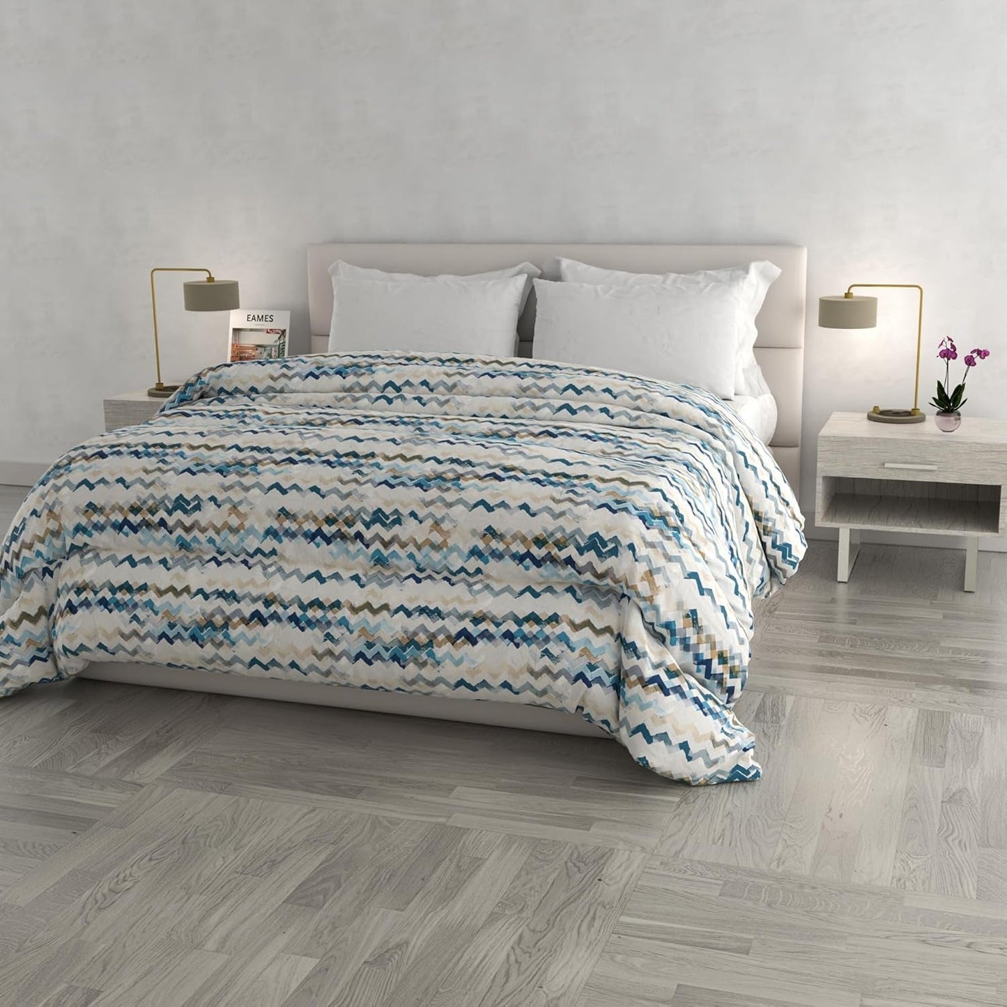 Moderigtigt vinterdyne, Firenze, 260X260Cm Dyner og dyner Naty Shop Moderne himmel 260X260Cm
