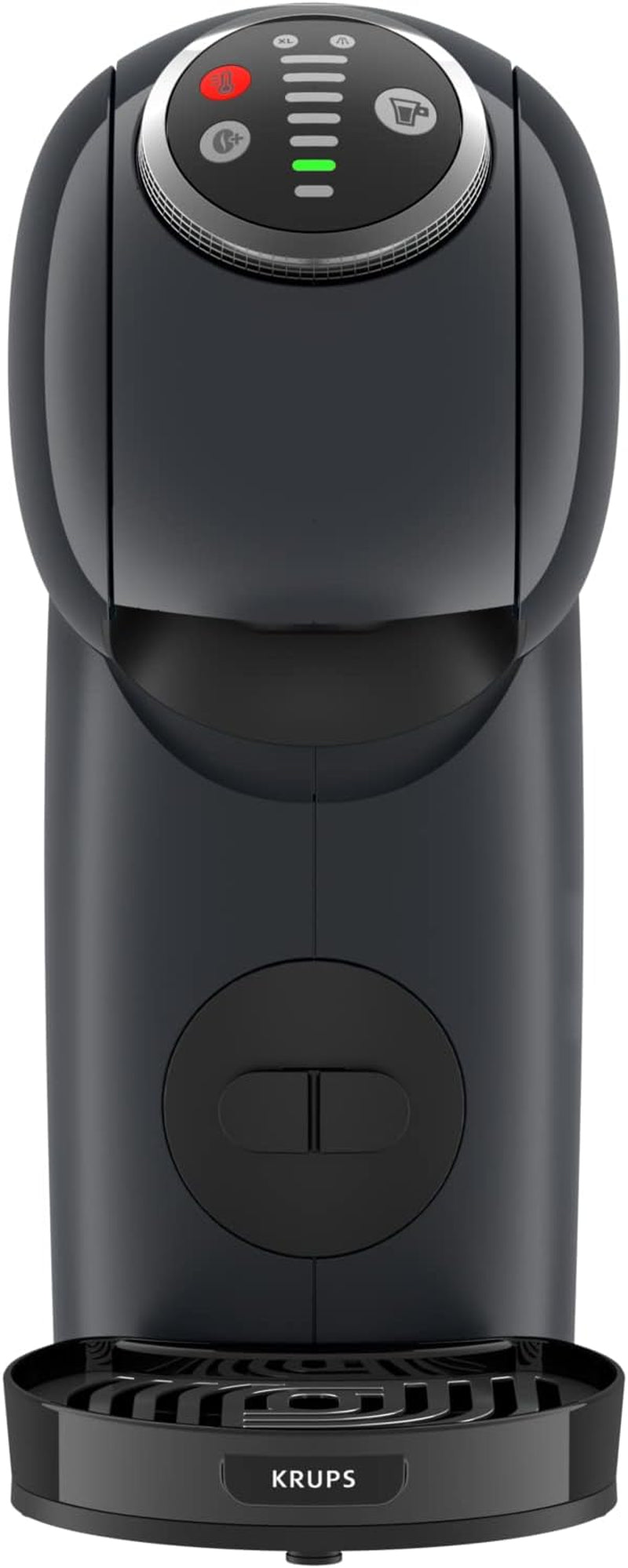 NESCAFÉ Dolce Gusto Genio S Plus fra Krups, kompakt kapsel kaffemaskine, kapacitet 0,8 liter, 1500 watt, automatisk advarsel om afkalkning, space grey, KP340B