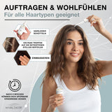 Hairlexier-hårvækstmiddel til kvinder - rosmarin-hårolie, ricinusolie-hårolie, lavendelolie, naturligt hårserum mod diffust hårtab, understøtter hårvækst, vegansk og økologisk + arbejdsbog Hårpleje Naty Shop