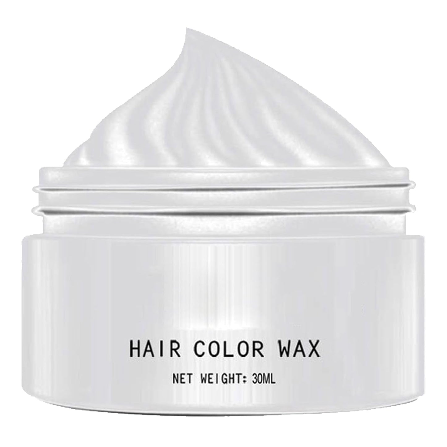 Naturlig hvid hårfarve, Hvid hårvoksfarve, Unisex hvid naturlig hårfarve, Hvid hårfarve, Halloween Cosplay Party Hårvoks, Hårfarve Fest Hårvoks, 30ML Naty Shop Hair Dye Standardtitel
