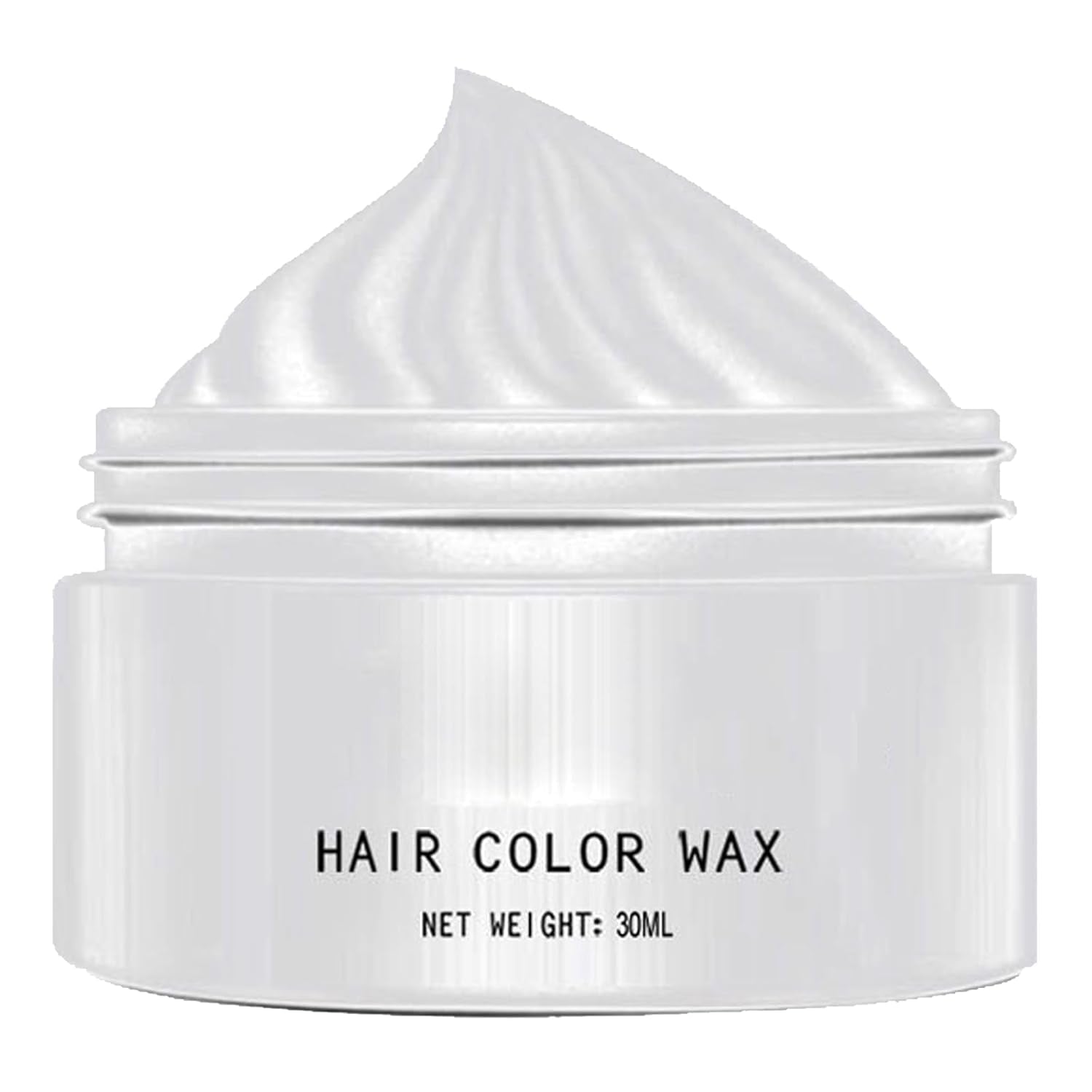 Naturlig hvid hårfarve, Hvid hårvoksfarve, Unisex hvid naturlig hårfarve, Hvid hårfarve, Halloween Cosplay Party Hårvoks, Hårfarve Fest Hårvoks, 30ML Naty Shop Hair Dye Standardtitel