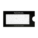 NÉONAIL Nagel Stempel Mit Schaber - Nägel Selber Machen - Nail Art Stempel - Nageldesign Für Nagel Schablone - French Nails Stempel - Silikon Nagelstempel