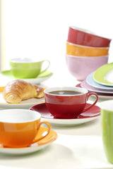 Ritzenhoff & Breker Doppio kaffestel, 12 dele, porcelæn, rød