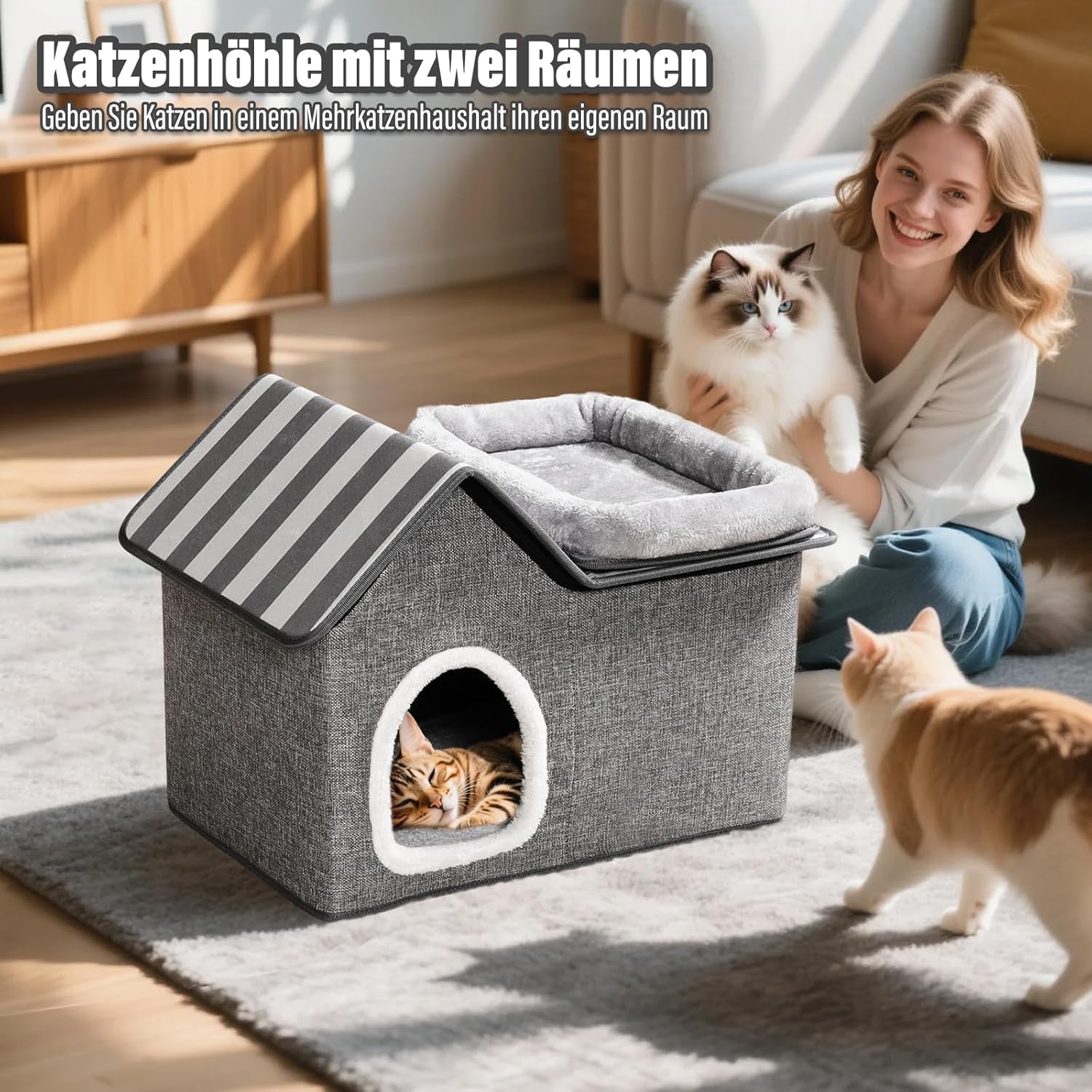 Tæpper og møbler, kæledyr, huler og huse, katte, kattesenge, katte - senge, madrasser