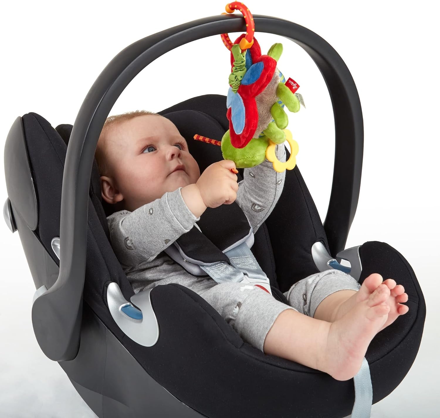 SIGIKID 42206 Sommerfuglevedhæng Babyaktivitet PlayQ babylegetøj til piger og drenge anbefales fra 3 måneder Babylegetøj Naty Shop