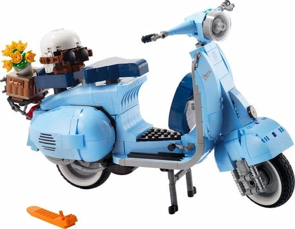LEGO Icons Vespa 125, bygbar motorcykelmodel, vintage italiensk scooter, modelsæt til voksne, udstillingsstykke som værelsesindretning, gaver til kvinder og mænd 10298 byggesæt Besuche den LEGO-Store