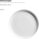 MÄSER, Navina-serien, servicesæt til 6, hvid porcelænsservice, tidløs, porcelæn, hvid