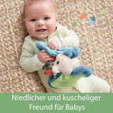 Fisher-Price Giant Ear Elephant - Yndigt blødt plyslegetøj med ekstra store ører, lavet af 90 % genbrugsplast og FSC-certificeret emballage, til babyer fra 3 måneder og opefter, HKD63 Bebe Toys Naty Shop