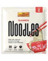 LEE KUM KEE Ramen Noodles - Asiatisk ramen med en delikat og fin tekstur, klassikeren til ramensupper og wokretter, halvtørre nudler, to portioner pr. pakke, 6 x 180g multipak