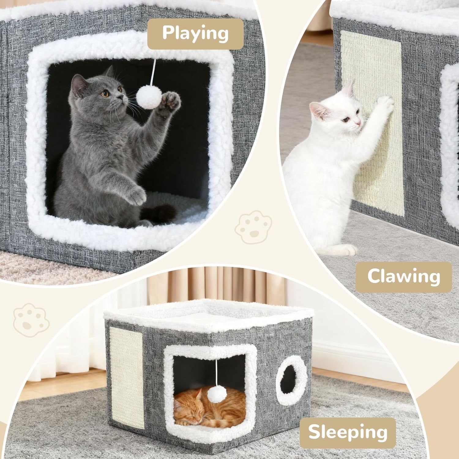 Tæpper og møbler, kæledyr, huler og huse, katte, senge til katte, katte - senge, madrasser