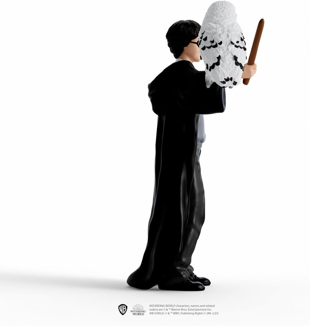Schleich 42633 Harry Potter & Hedwig, Fra 6 år, HARRY POTTER - Figur, 4 X 2,5 X 10 cm, Flerfarvet/Ocean Tides Actionfigurer Naty Shop