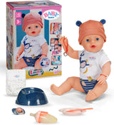 Baby Born Emma Jungle Style Doll - 43 cm - 10 funktioner inklusive tilbehør og bodysuit i unisex farver - Fungerer uden batterier - Velegnet til børn fra 3 år og derover