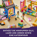 LEGO Friends Vintage modebutik byggesæt til børn med legetøjsbutik, figurer og kat, rollelegemodel for social-emotionel udvikling, gave til 6-årige piger og drenge 42614 Byggesæt Besuche den LEGO-Store