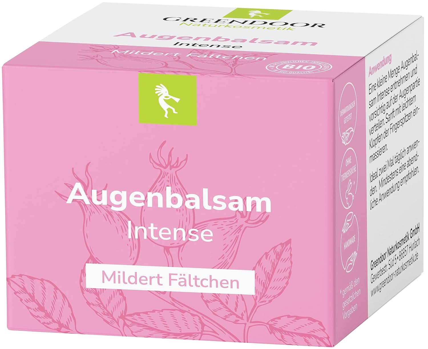 GREENDOOR Eye Balm Intense 15ml Kosmetik og skønhed Naty Shop