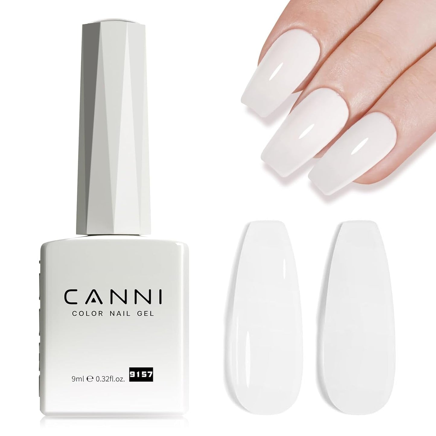 CANNI gel neglelak, semi-permanent, mørk lilla, neglelak, UV gel, soak off, manicure