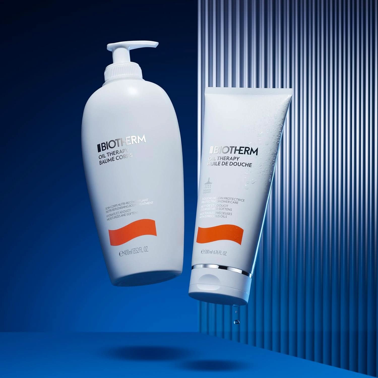Biotherm Oil Therapy, speciel bodylotion til ru og tør hud, 400 ml Brusebad og bad Naty Shop