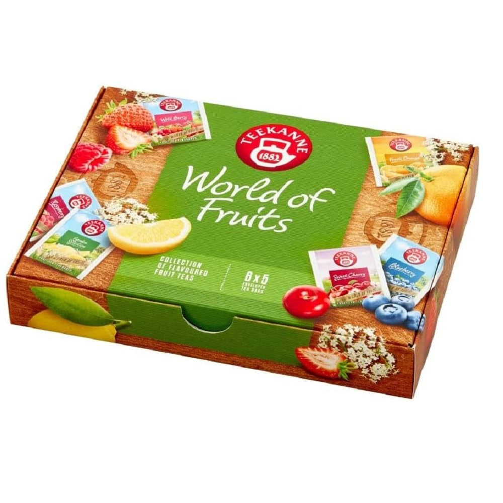 Teekanne World of Fruits Fruit Tea Selection Box 6 varianter 5 teposer