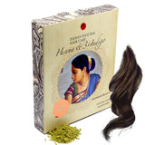 Henna & 3×Indigo - Mørk kastanje - Naturlig hårfarve - Pulver - 200g Hårfarve Naty Shop Standard titel