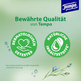 Tempo "Gentle & Caring" toiletservietter - Megapack - 16 pakker á 42 servietter - Duo Packs - med naturlig kamille - toiletpapir, dermatologisk testet og neutral til hudens Ph.
