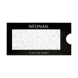 NÉONAIL Nagel Stempel Mit Schaber - Nägel Selber Machen - Nail Art Stempel - Nageldesign Für Nagel Schablone - French Nails Stempel - Silikon Nagelstempel