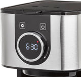 CASO Selection C 10 Thermo Design kaffemaskine – Rustfrit stålhus, 1,2 l isotermisk karaffel (10 kopper), berøringsknapper og timer, Aroma PLUS funktion, permanent filter, anti-dryp filter