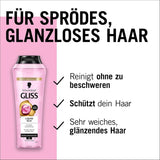 Gliss Shampoo Liquid Silk (250 ml), til skrøbeligt og kedeligt hår Brusebad og bad Naty Shop
