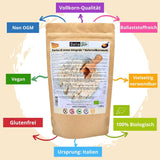 Dalia - Økologisk hel havremel 500g | Glutenfri | Rig på fibre og protein Oprindelse: Italien | Til brød, kager, grød og fitnessopskrifter | Premium kvalitet