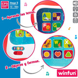 winfun ColorBaby 44256 Læringsbakke med lys og lyd Babylegetøj Naty Shop