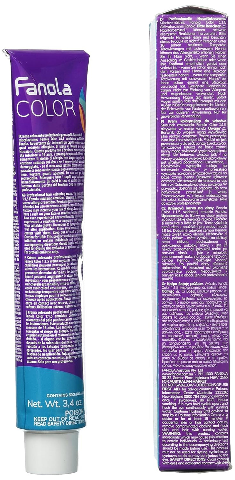 Fanola crema colore Farvecreme 7.0 Blond, 100 ml Hårfarve Naty Shop