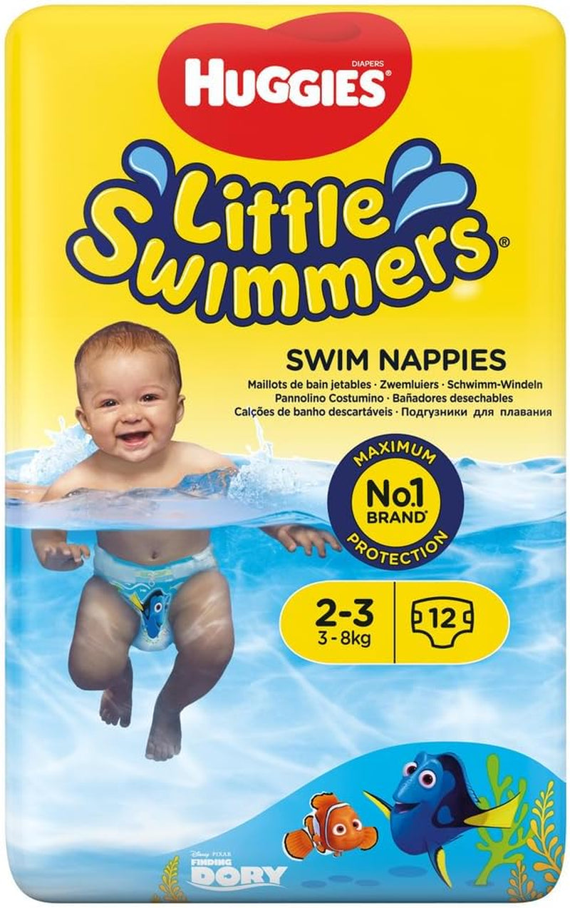 Huggies Little Swimmers svømmebleer, størrelse 3-4 (7-15 kg), 1 pakke med 20 stk.