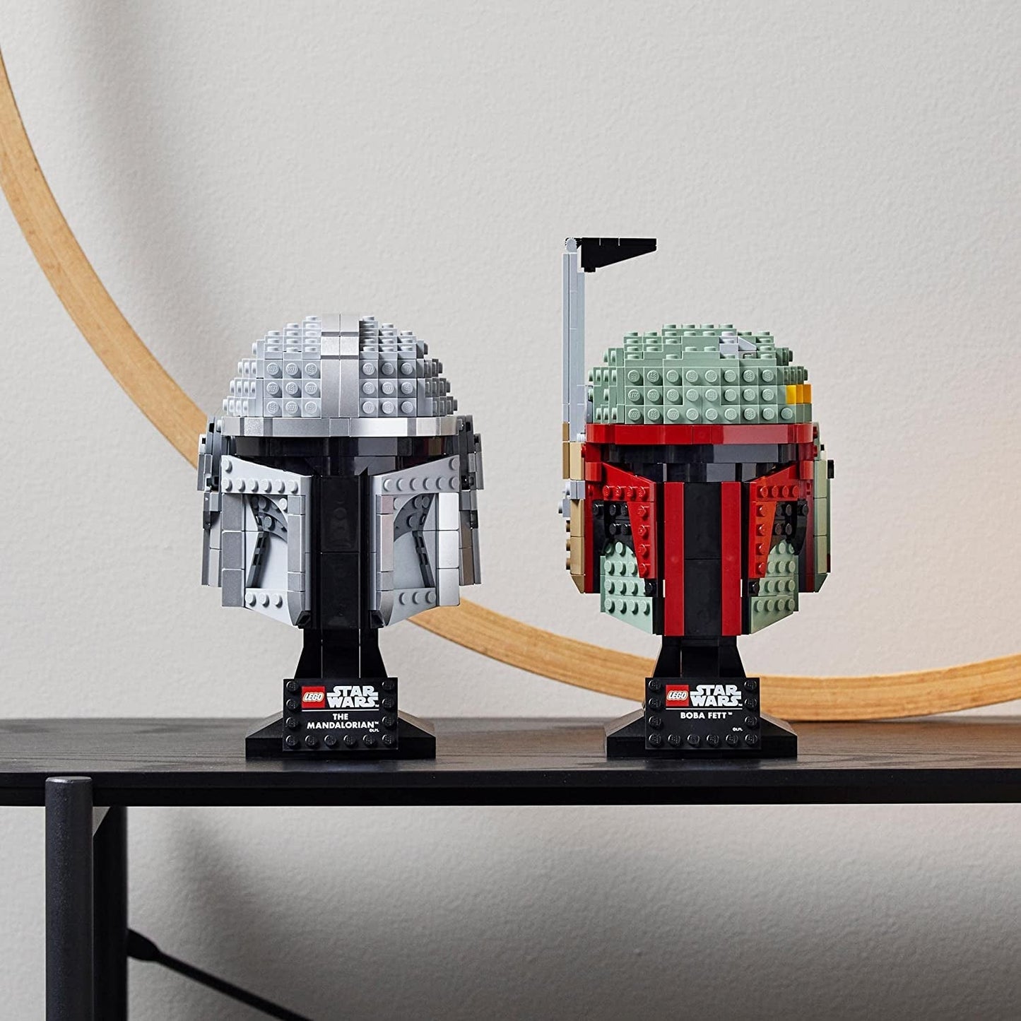 LEGO Star Wars Mandalorian hjelm model, rum dekoration samling og en vidunderlig gave til voksne, kit, mænd, kvinder, mor, far, samling gaveidé 75328 Byggesæt Besuche den LEGO-Store