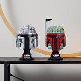 LEGO Star Wars Mandalorian hjelm model, rum dekoration samling og en vidunderlig gave til voksne, kit, mænd, kvinder, mor, far, samling gaveidé 75328 Byggesæt Besuche den LEGO-Store