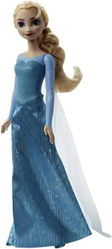 Mattel Disney Isdronningen Elsa-dukken, Isdronningens dukke, kæmmet blondt hår, møbler, aftagelige sko, Disney-gaver, 3 år gammelt legetøj, HLW47 Naty Shop-dukker