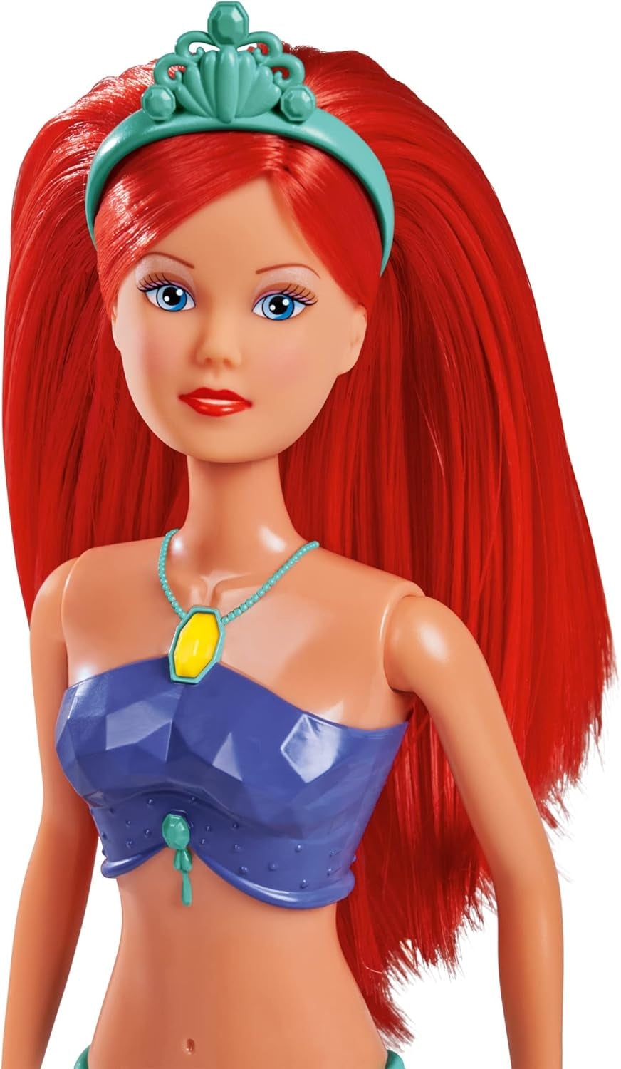 Simba 105733656 - Steffi Love Sparkling Havfruedukke (39 cm) - Glødende havfruefarveskiftende lysende regnbuevandtæt legetøj til børn fra 3 år og opefter
