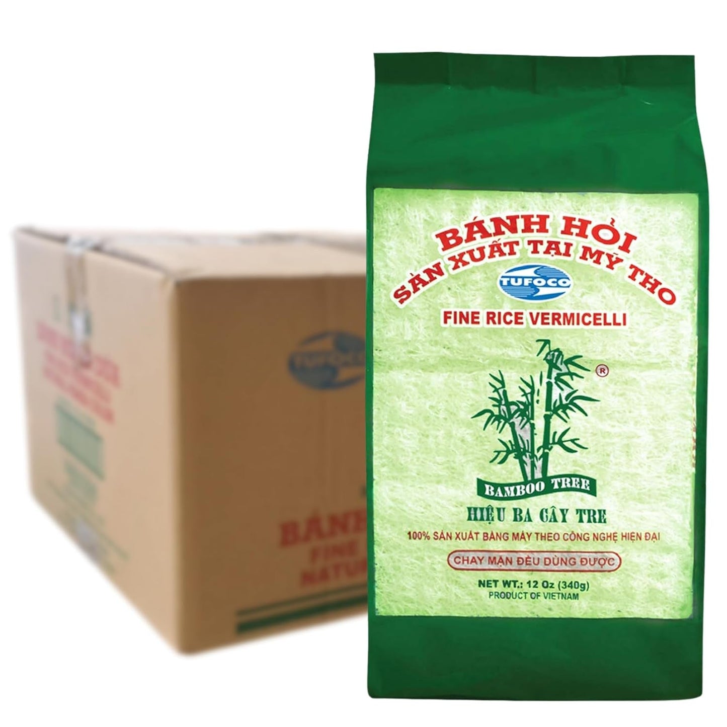 BAMBUTRÆ - Frisk ris vermicelli - 1 x 400g