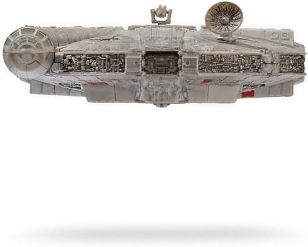 Star Wars Micro Galaxy Squadron SWJ0332 - Millennium Falcon 22,5 cm officielt køretøj med lys, lyd og actionfigurer Naty Shop