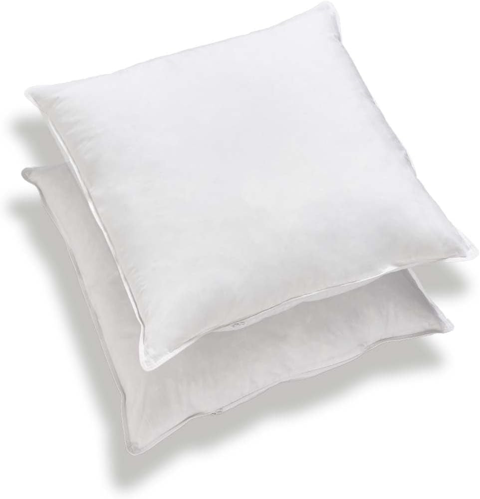 Bleu Câlin Sæt med 2 rektangulære antimide, antibakterielle puder, blød komfort, T 60X60 Cm, 100% bomuld, perfekt hygiejnesortiment Naty Shop standardpuder