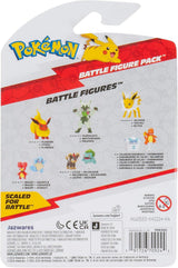 Pokémon PKW3583 - Battle Figure Pack - Leufeo & Bisasam, Officielle detaljerede figurer, 5 cm hver Action figurer Naty Shop