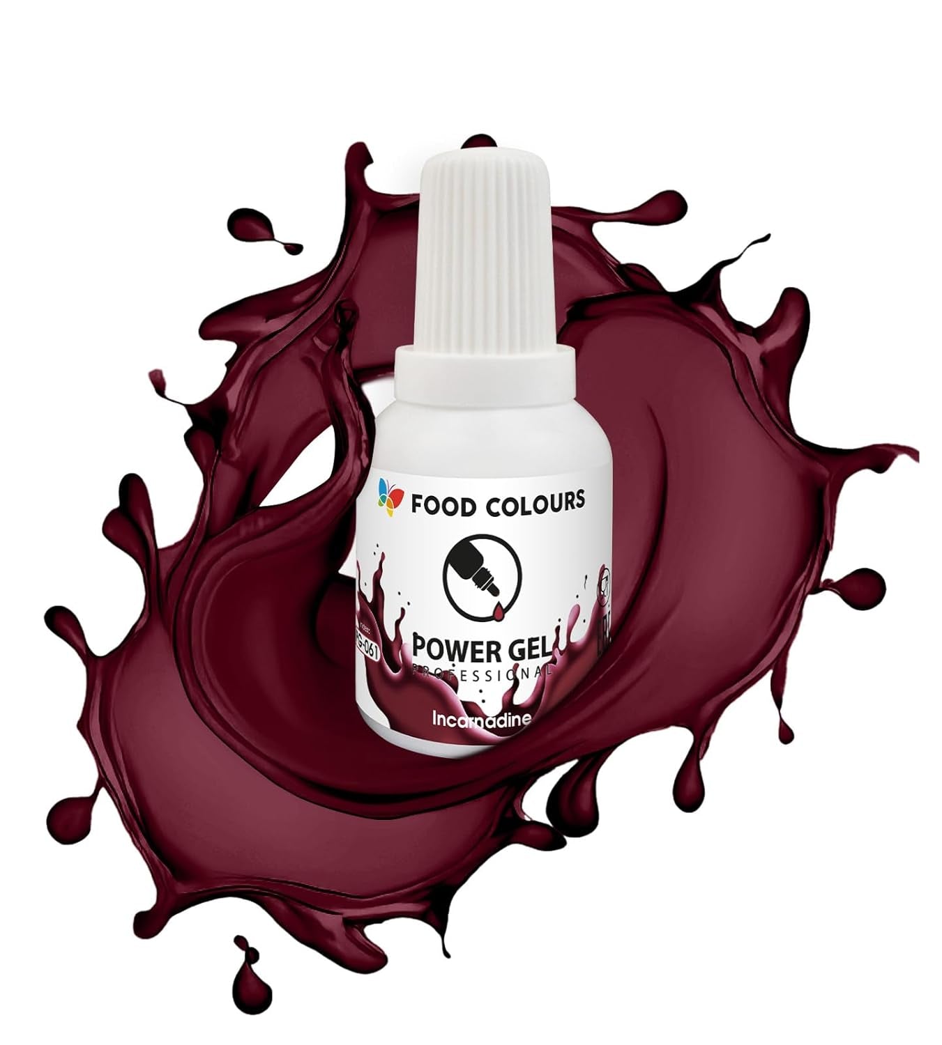 Gel madfarve, beige, champagnefarve, 20 g. Food coloring for a wide range of applications for decorating cakes, tarts, cream, sponge cake, royal icing, macarons.
