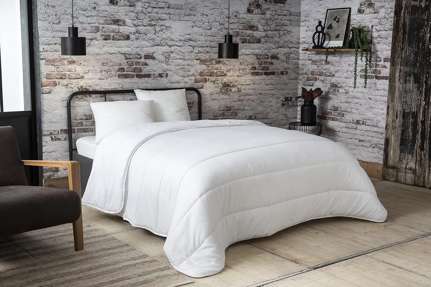 Dyne 140 X 200 Cm + 1 pude 60 X 60 Cm Dyner og dyner Naty Shop 140 X 200 Cm