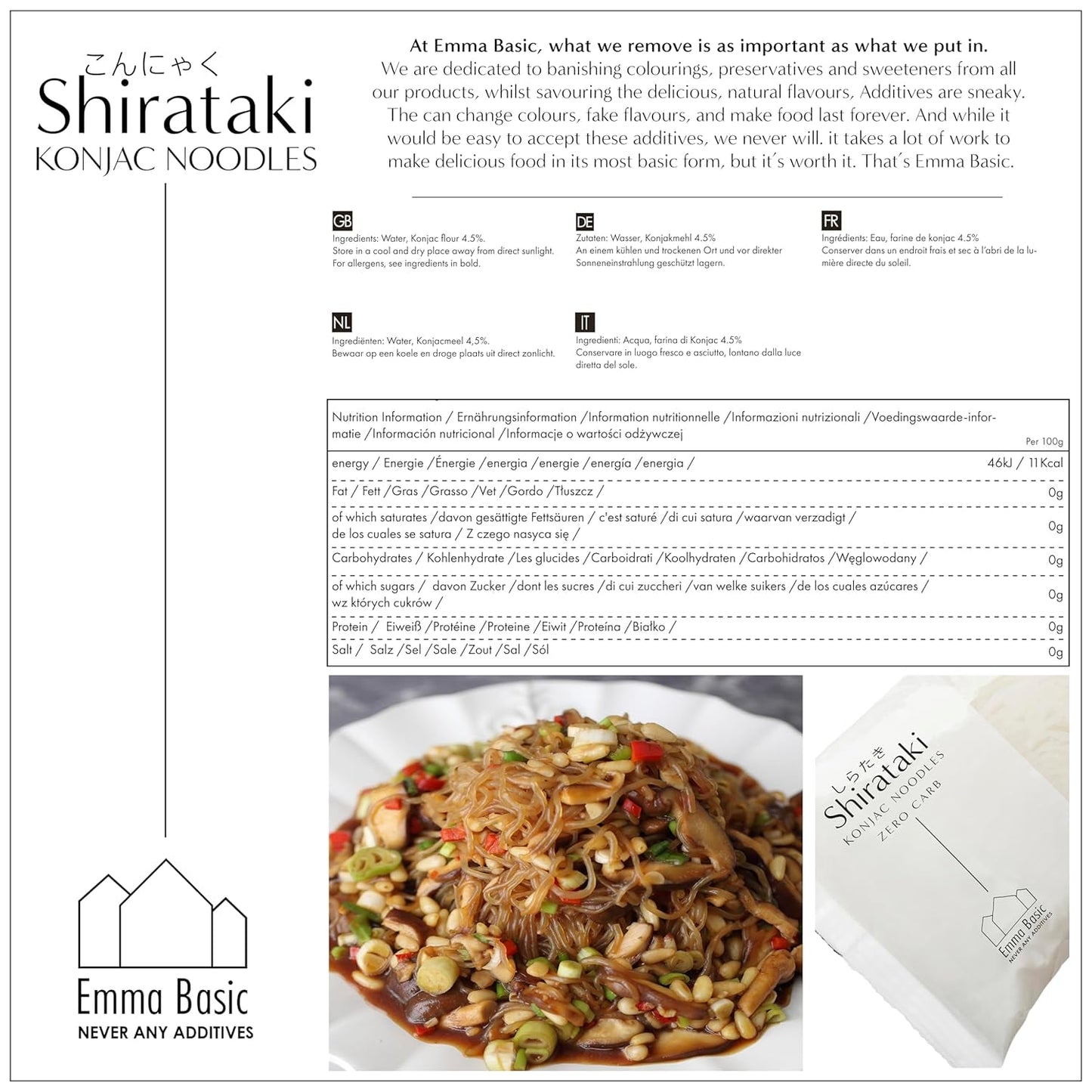 - Shirataki Konjac Nudler 12x270g | Vegansk | Glutenfri